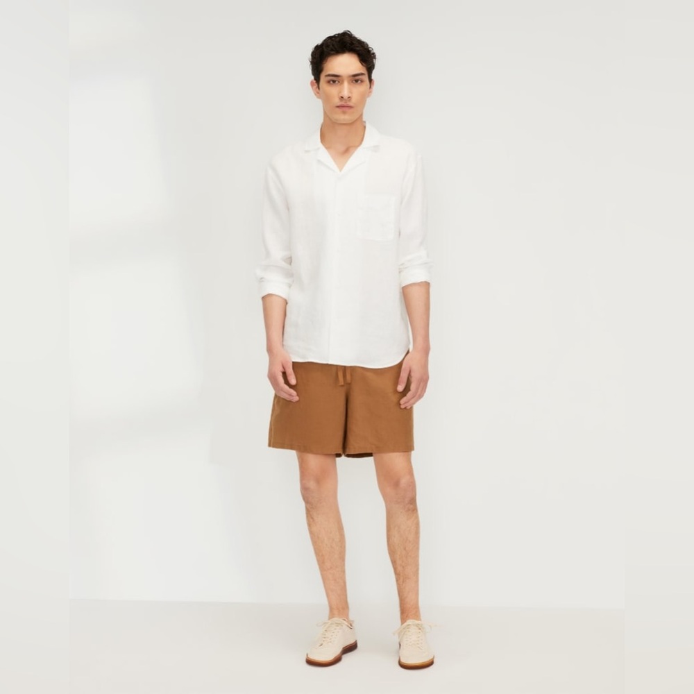 NWOT Everlane The Relaxed Linen Long Sleeve Shirt